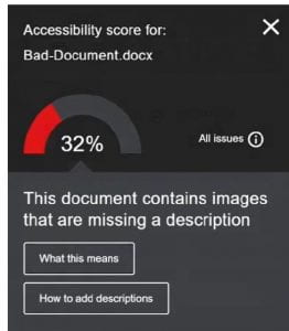 Accessibility Score