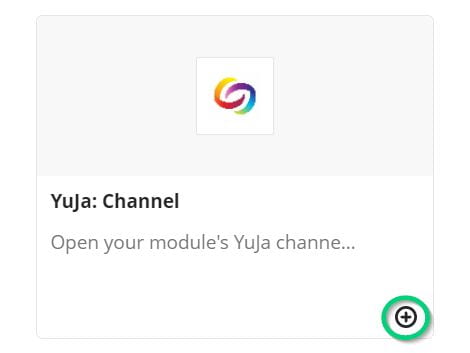 Image of adding a YuJa channel