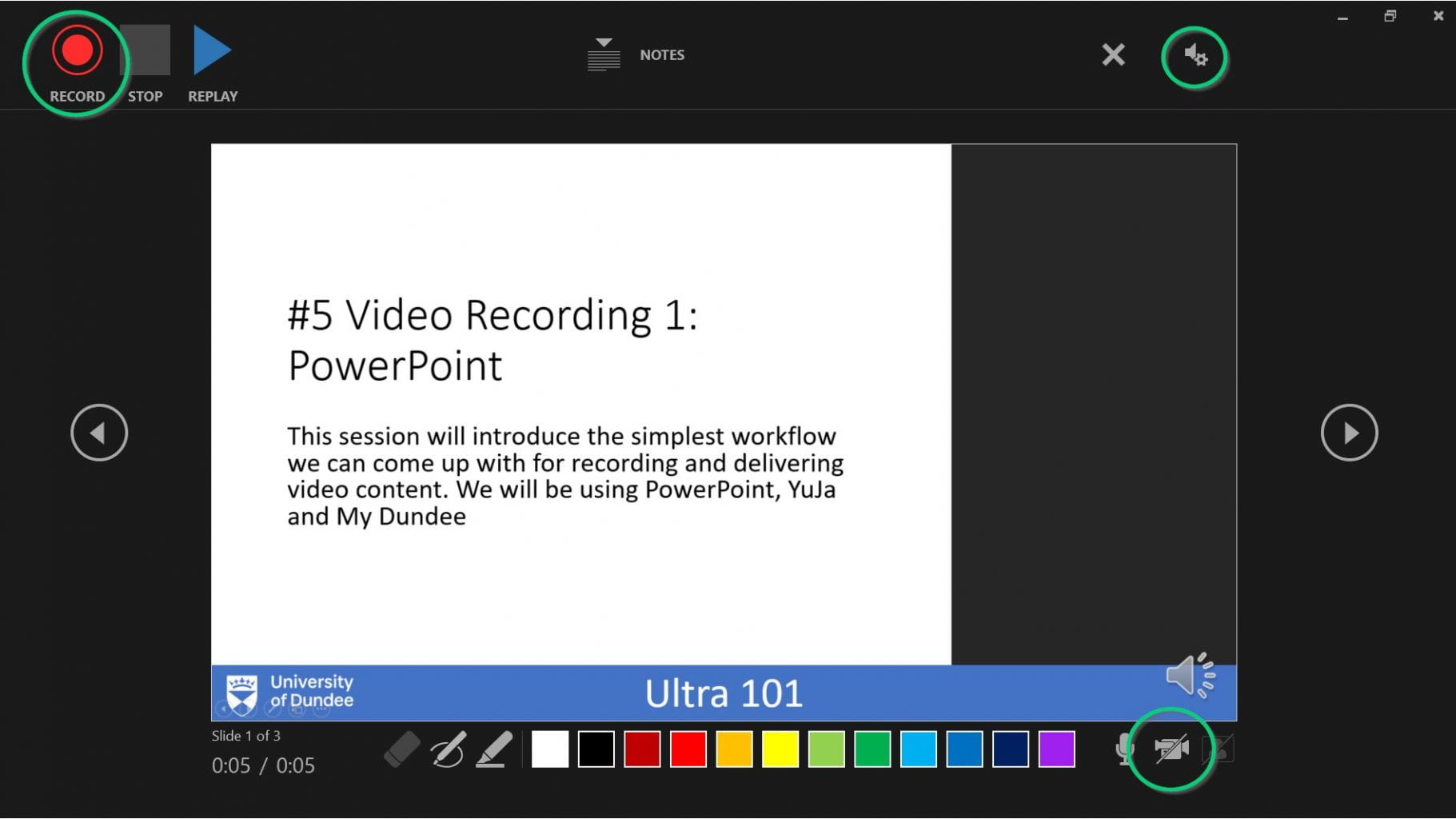 How to record powerpoint