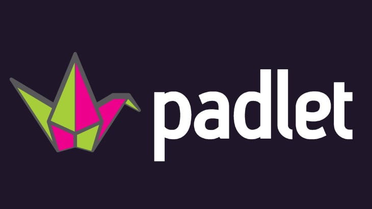 Logo with text saying Padlet
