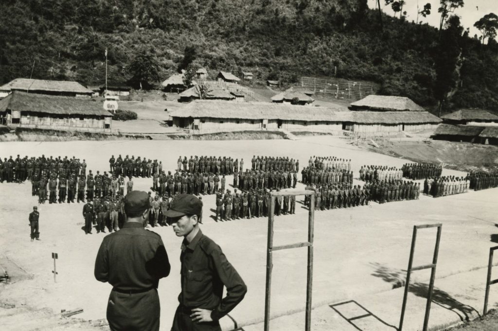 Chinese army camp