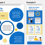 Examples 5 and 6 showing consistent infographic and poster styles
