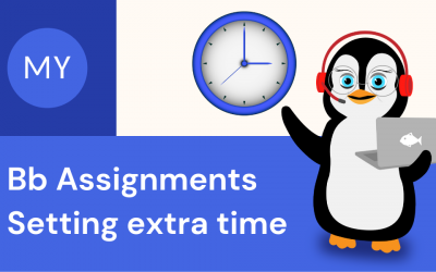 Blackboard Tests and Assignments – Setting Extra Time