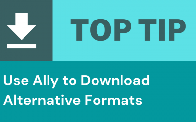 Downloading Alternative Formats