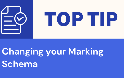 Changing your Marking Schema on My Dundee